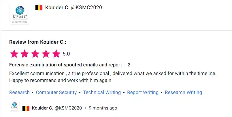 Cyber Security Services Review by Pentest Testing Corp.