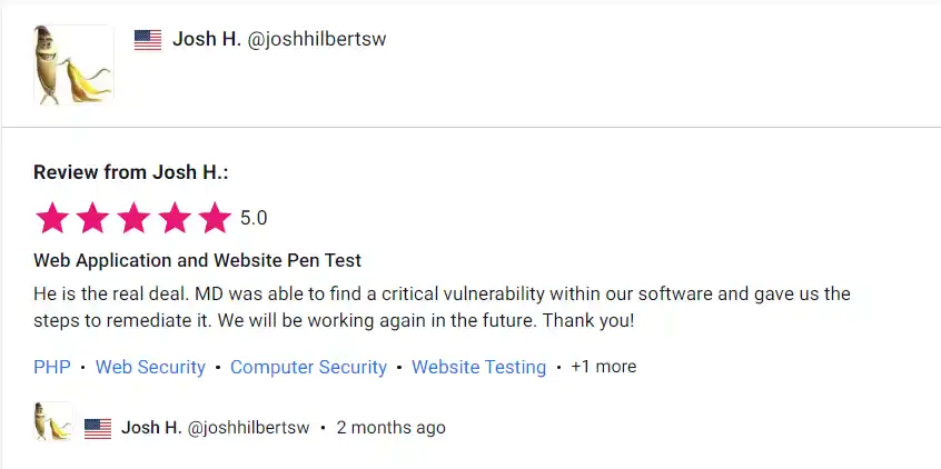 Web Application and Website PenTest by Pentest Testing Corp.