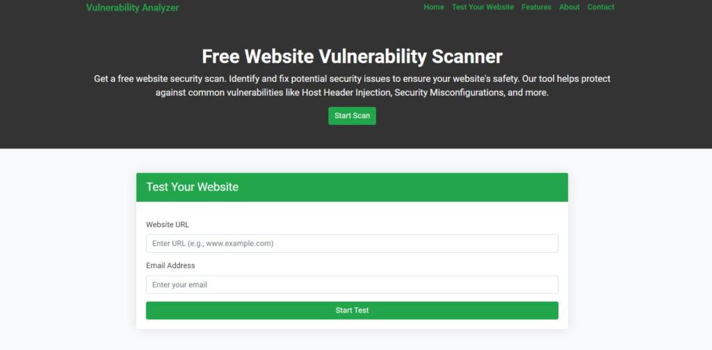 Here, you can see the interface of our free tools webpage, where we offer multiple security checks. Visit Pentest Testing’s Free Tools to perform quick security tests. Here, you can see the interface of our free tools webpage, where we offer multiple security checks. Visit Pentest Testing’s Free Tools to perform quick security tests.