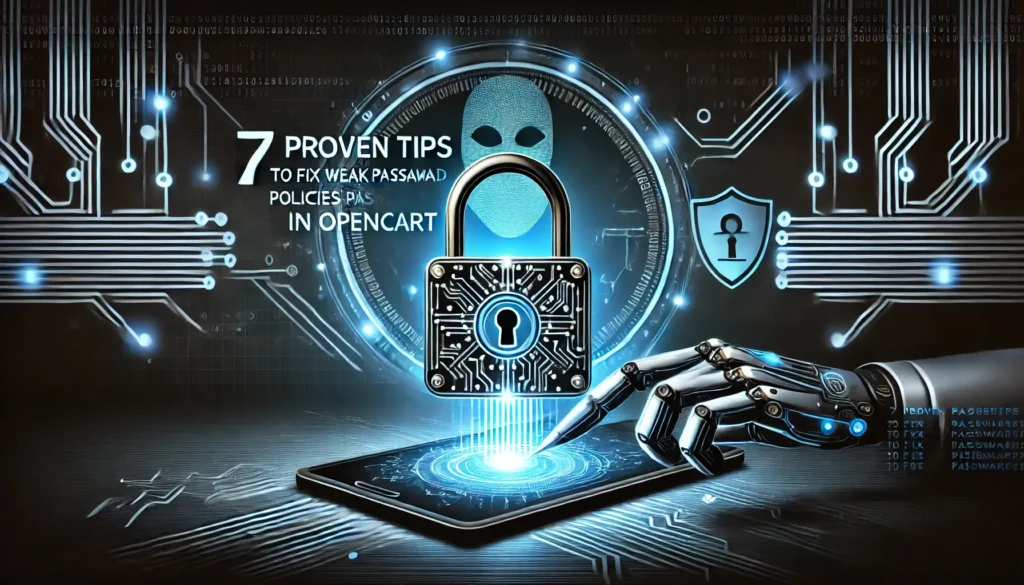 7 Proven Tips to Fix Weak Password Policies in OpenCart 7 Proven Tips to Fix Weak Password Policies in OpenCart