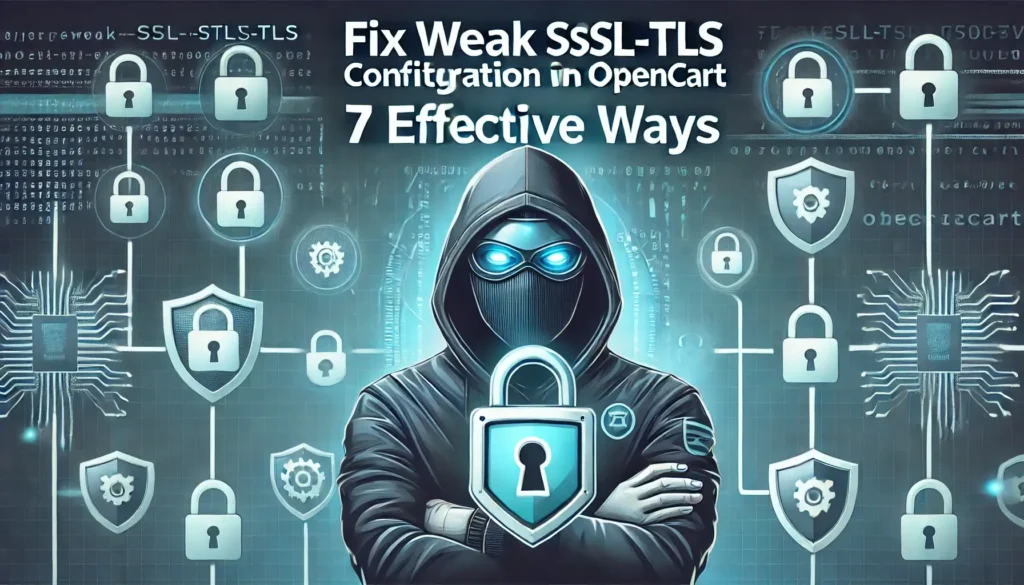Fix Weak SSL-TLS Configuration in OpenCart: 7 Effective Ways Fix Weak SSL-TLS Configuration in OpenCart: 7 Effective Ways