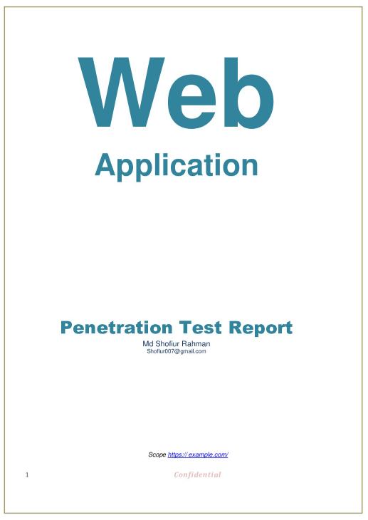 Sample Penetration Testing Service Report by Pentest Testing Corp