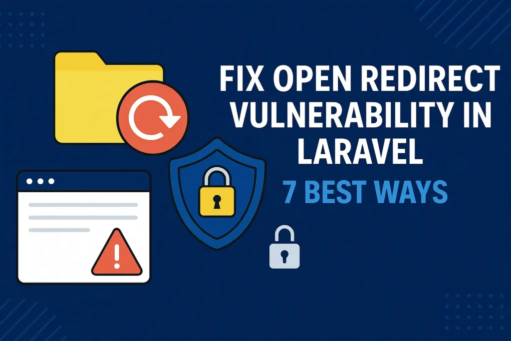 Fix Open Redirect Vulnerability in Laravel - 7 Best Ways