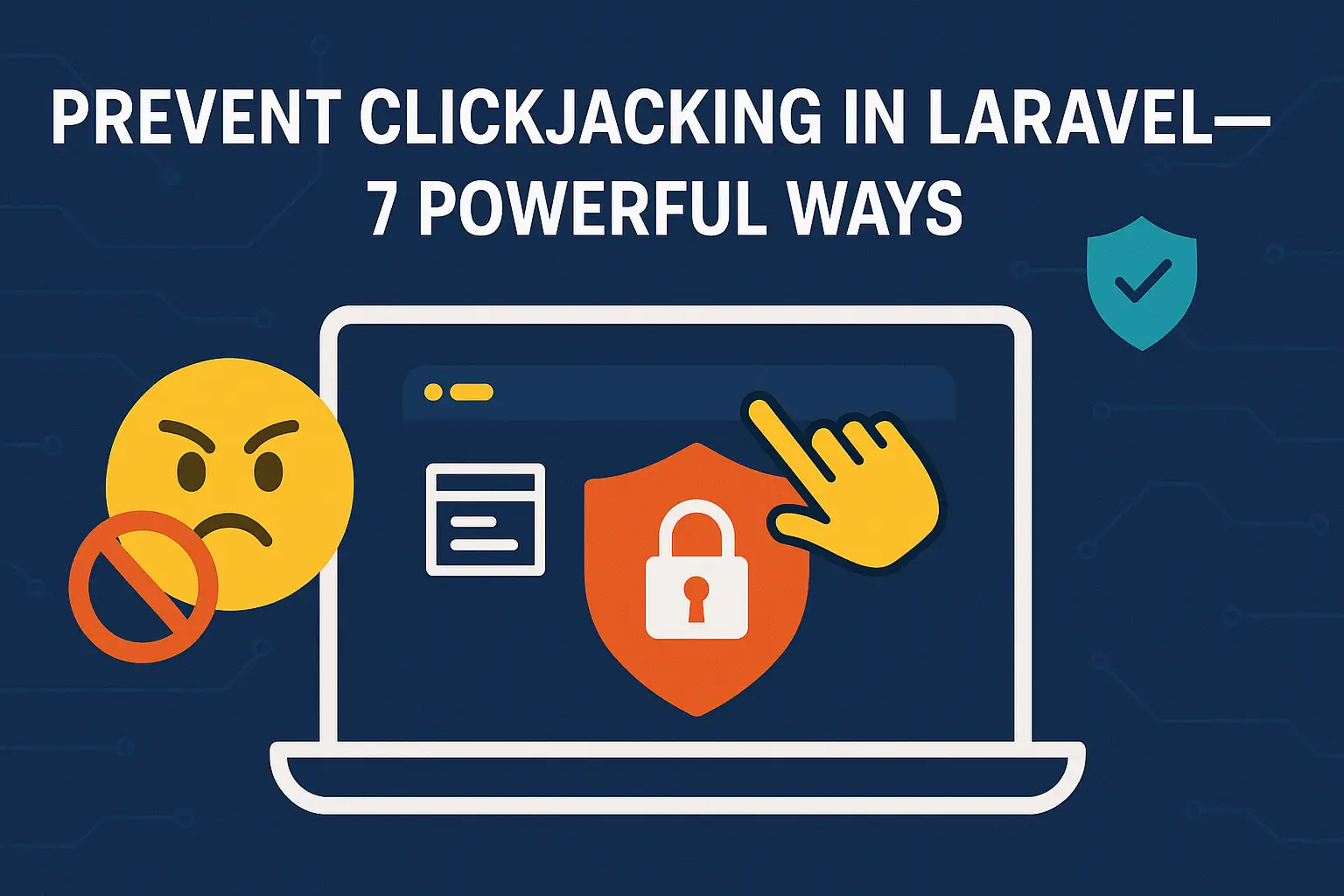 Prevent Clickjacking in Laravel—7 Powerful Ways in 2025