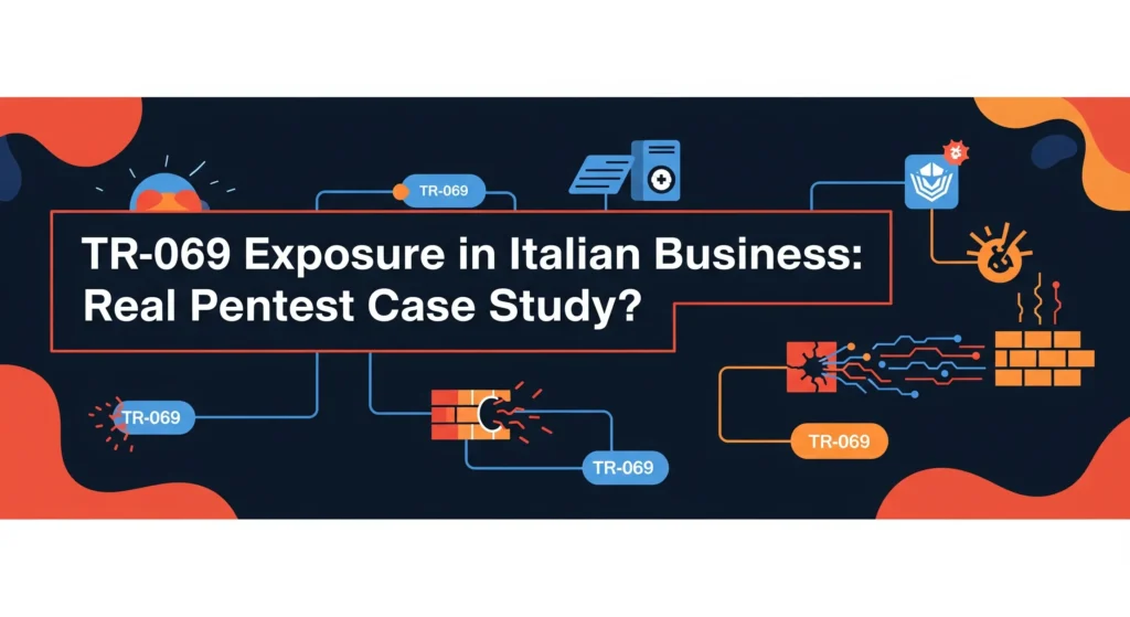 TR-069 Exposure in Italian Business: Real Pentest Case Study TR-069 Exposure in Italian Business: Real Pentest Case Study