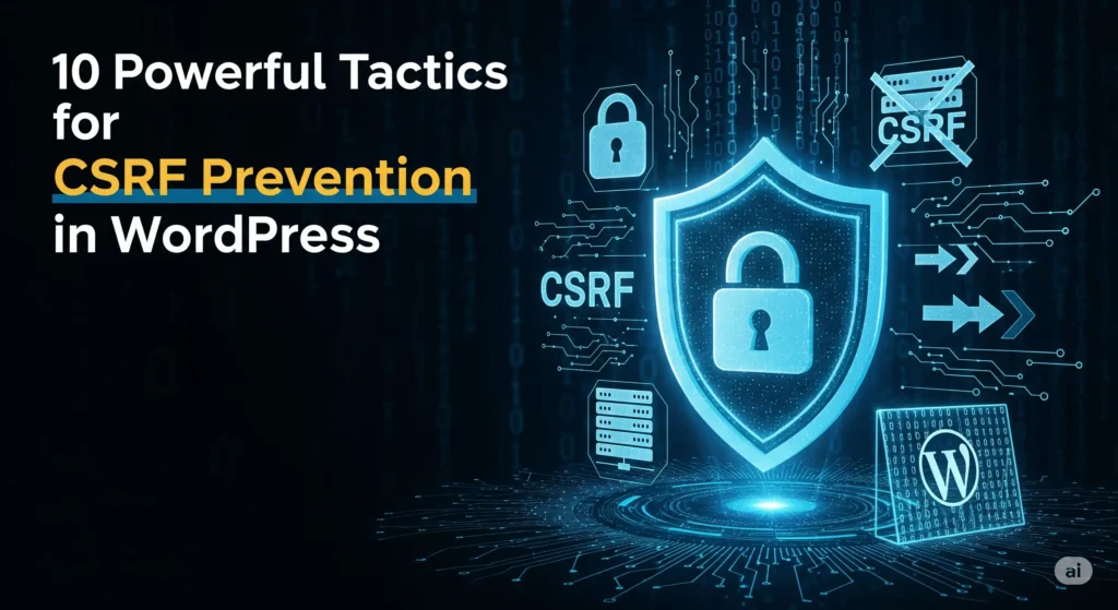 10 Powerful Tactics for csrf prevention in WordPress 10 Powerful Tactics for csrf prevention in WordPress