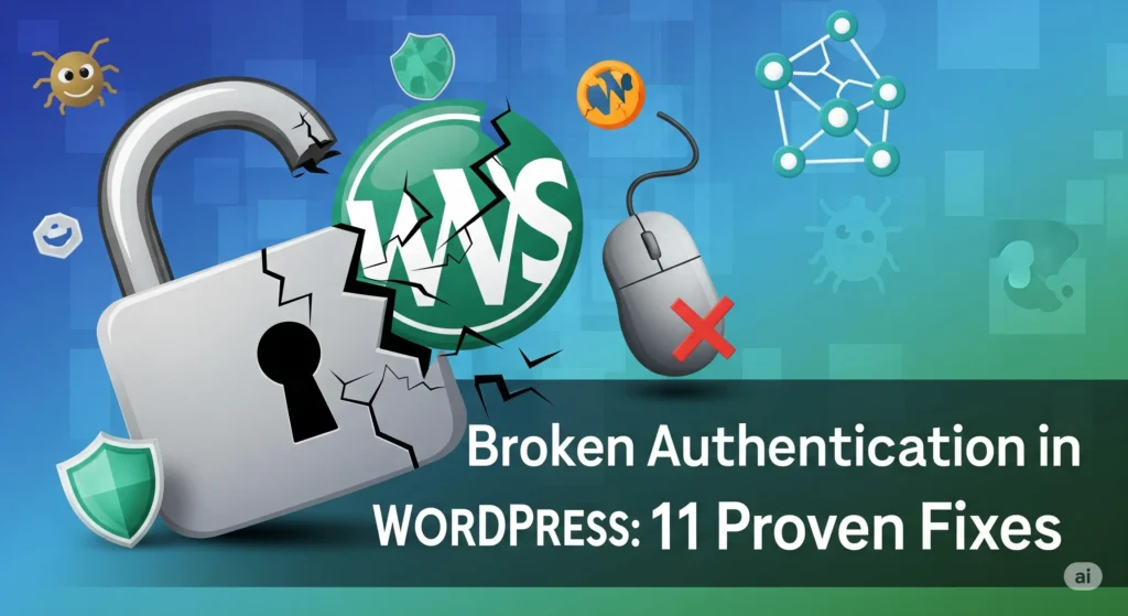 Broken Authentication in WordPress: 11 Proven Fixes Broken Authentication in WordPress: 11 Proven Fixes
