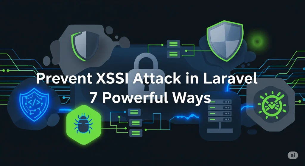 Prevent XSSI Attack in Laravel with 7 Powerful Ways Prevent XSSI Attack in Laravel with 7 Powerful Ways