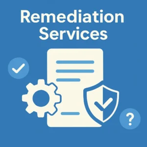Remediation Services for HIPAA, PCI DSS, SOC 2, ISO 27001 & GDPR