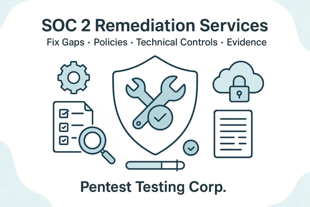 SOC 2 Remediation Services SOC 2 Remediation Services — Fix Compliance Gaps