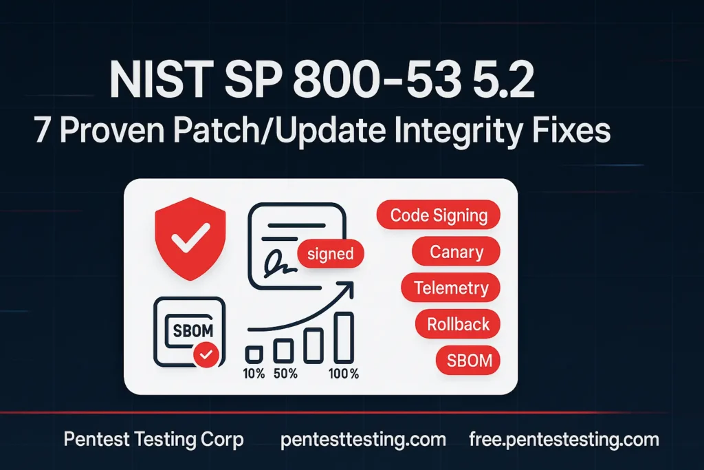 7 Proven Patch/Update Fixes for NIST SP 800-53 5.2