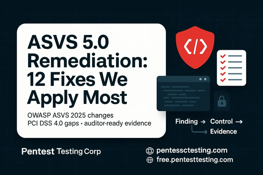 ASVS 5.0 Remediation: 12 Battle-Tested Fixes