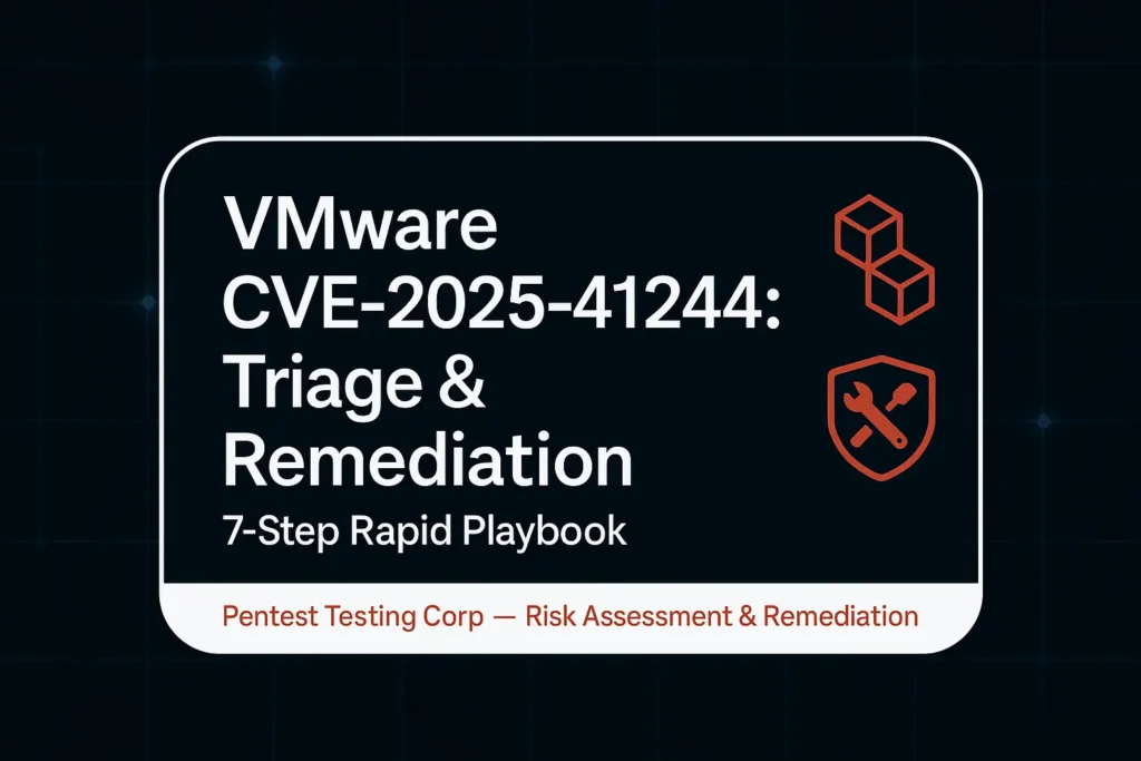 CVE-2025-41244 VMware Remediation: 7-Step Rapid Playbook