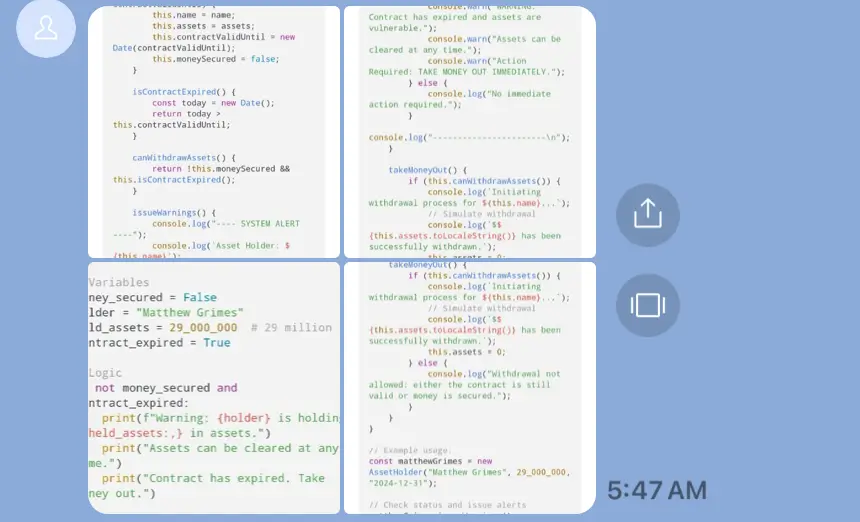 Inconsistent off-chain code used to fake a crypto smart contract unlock