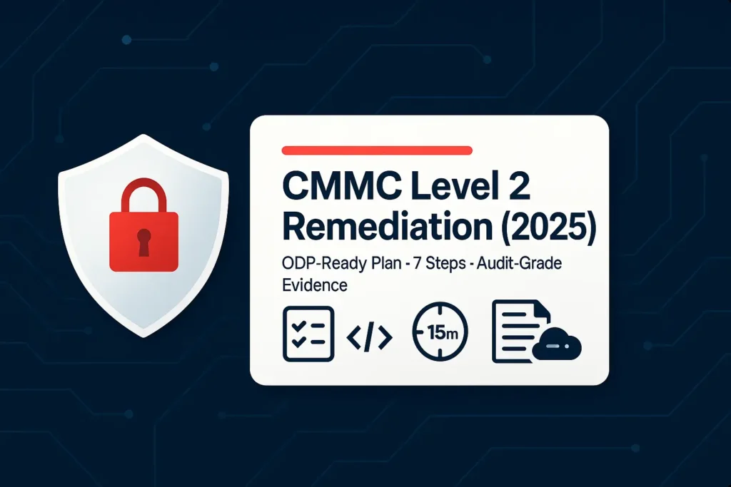 7 Proven Steps for CMMC Level 2 Remediation (2025)