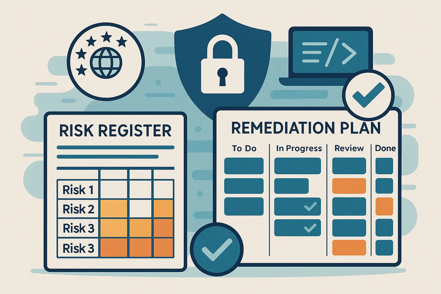 Risk Register Remediation Plan in 90 Days