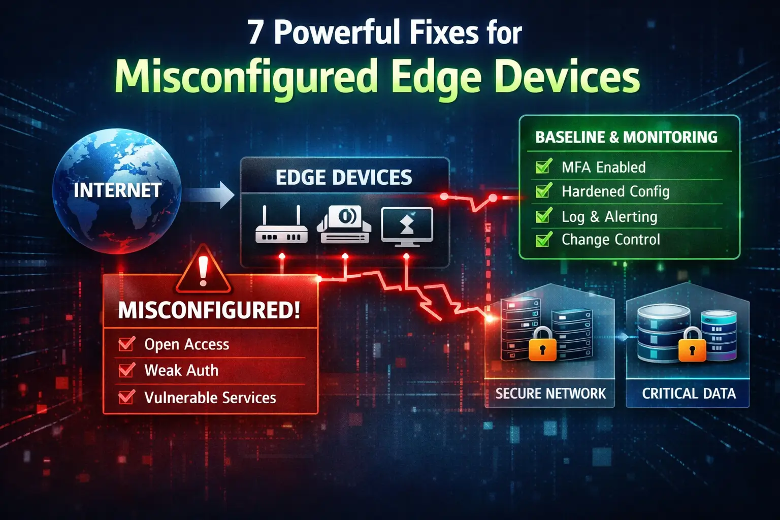 7 Powerful Fixes for Misconfigured Edge Devices