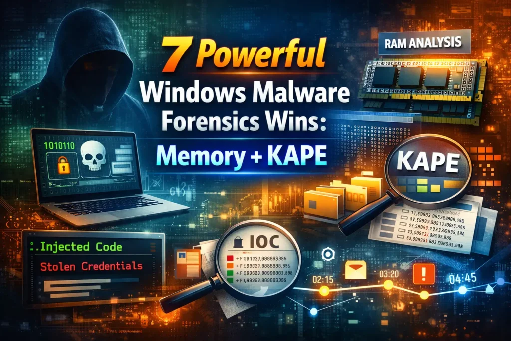 7 Powerful Windows Malware Forensics Wins: Memory+KAPE