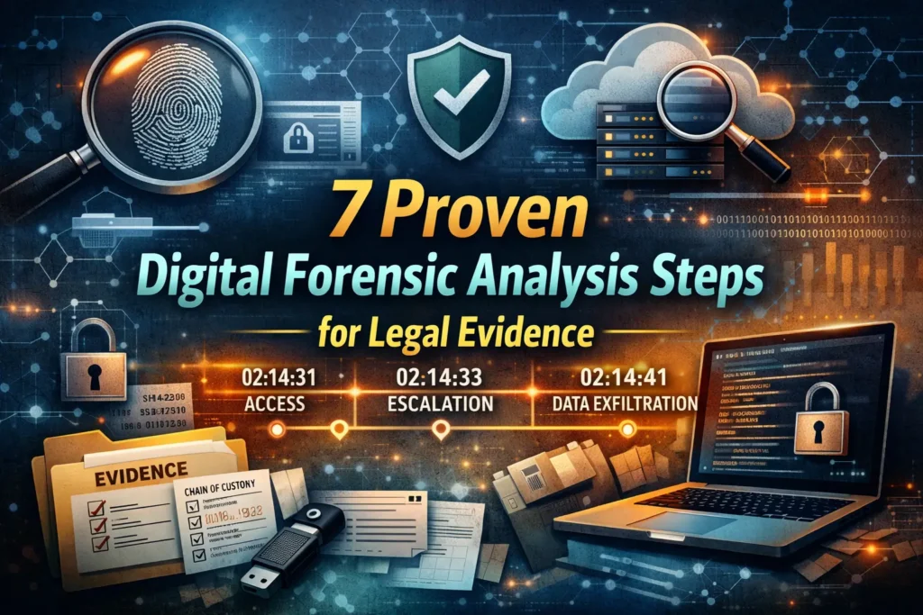 7 Proven Digital Forensic Analysis Steps for Legal Evidence 7 Proven Digital Forensic Analysis Steps for Legal Evidence