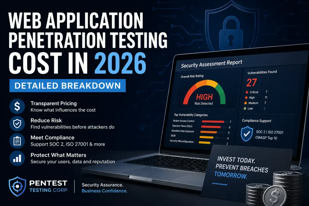 Web App Pentest Cost in 2026 (Full Breakdown)
