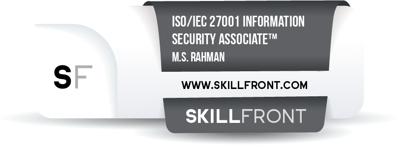 ISO/IEC 27001 Information Security Associate - SkillFront