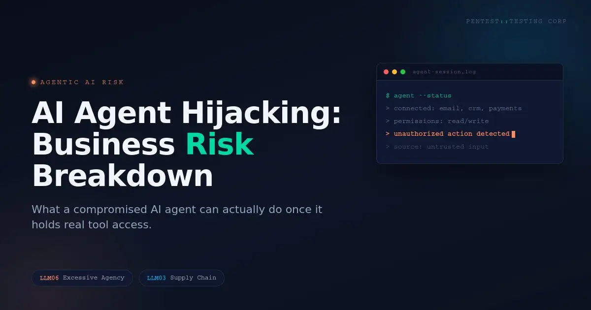 AI Agent Hijacking Business Risk: A Breakdown-featured-image