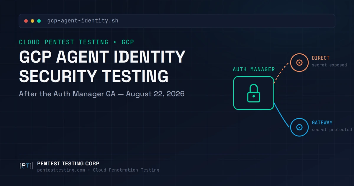 gcp-agent-identity-security-testing-featured GCP Agent Identity security testing diagram showing direct and gateway credential paths.