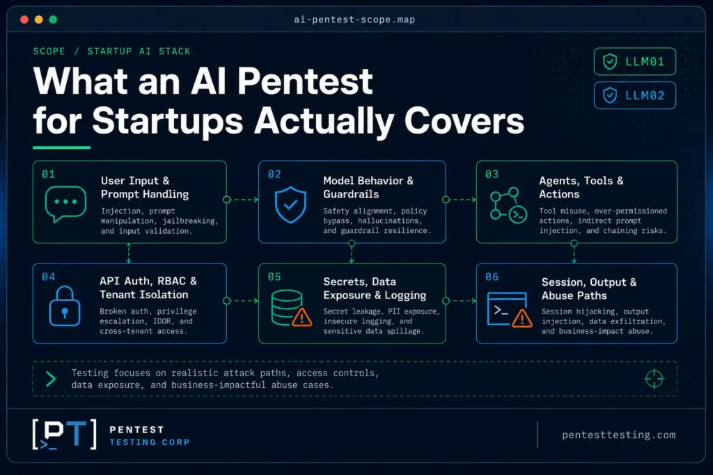 what an ai pentest for startups actually covers what an ai pentest for startups actually covers